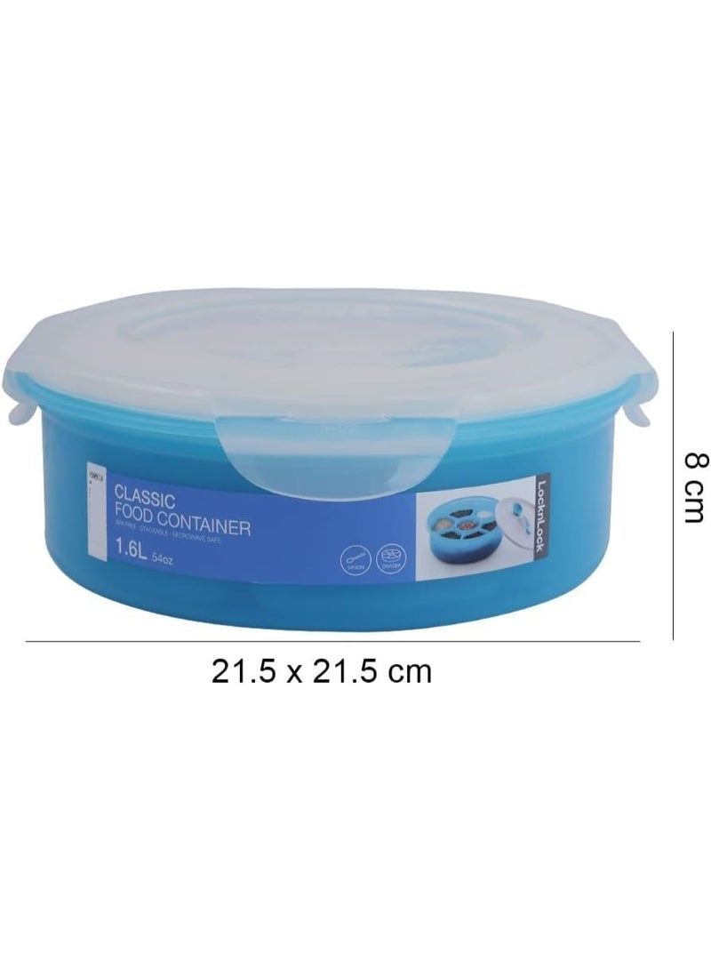 LocknLock Classic Round Storage Food Container 1.6 L